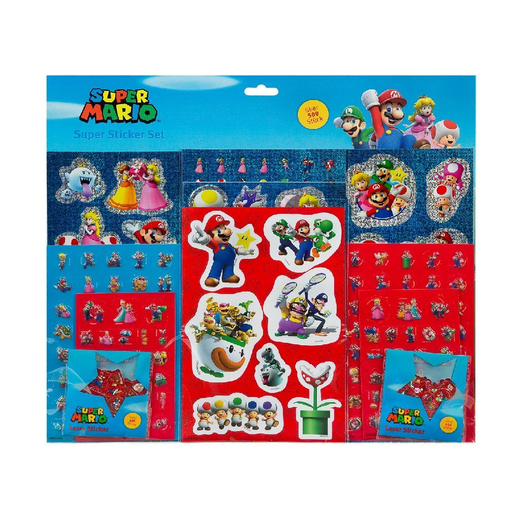 Super mario sticker set