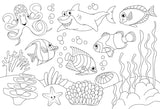 Van der doelen info notes in-8719-08 kleurboek 300mm x 200mm colouring book