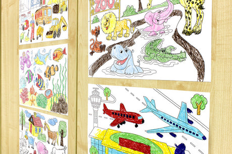 Van der doelen info notes in-8719-08 kleurboek 300mm x 200mm colouring book