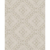 Noordwand behang topchic tone on tone diamonds metallic beige