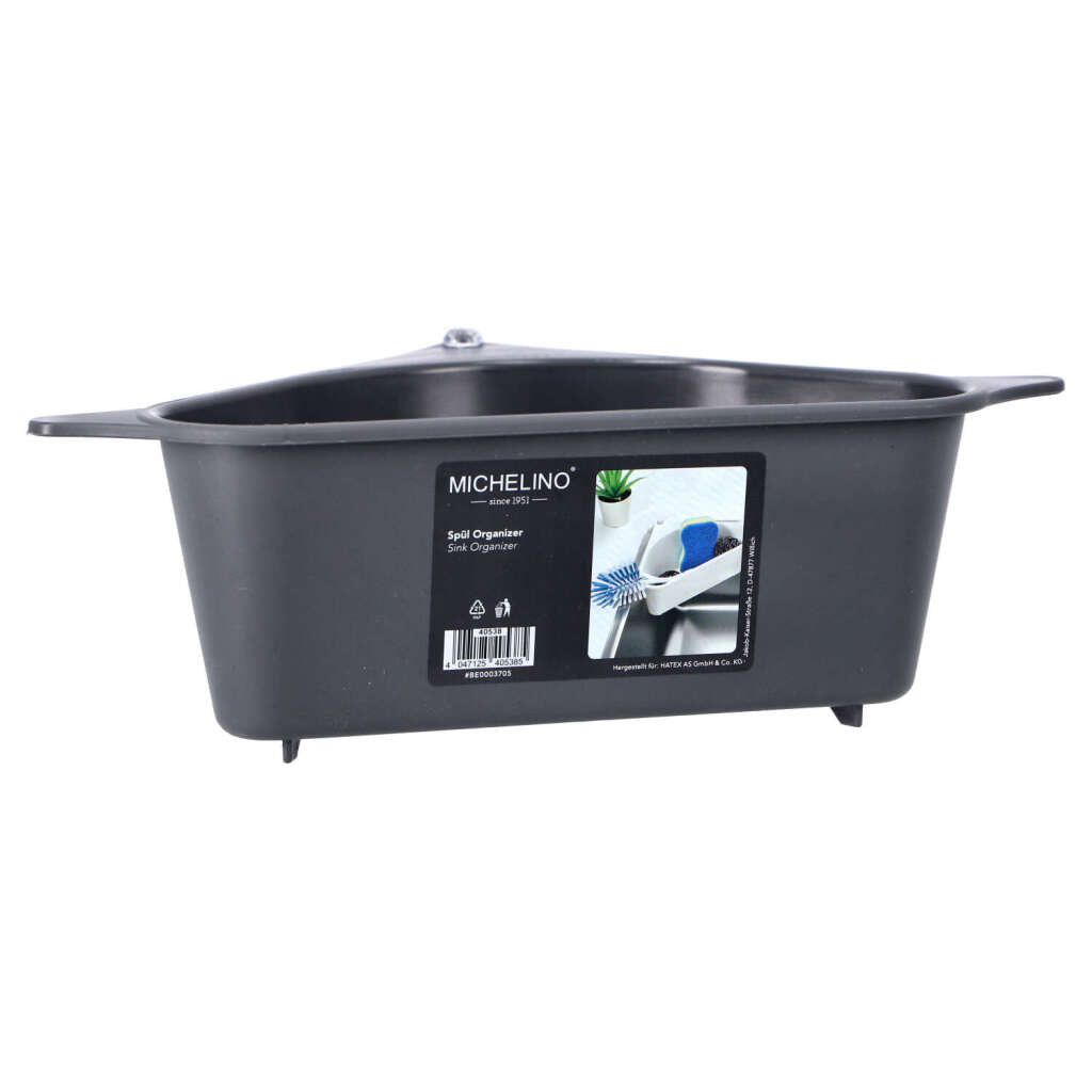 Michelino gootsteen organizer 29 cm antraciet