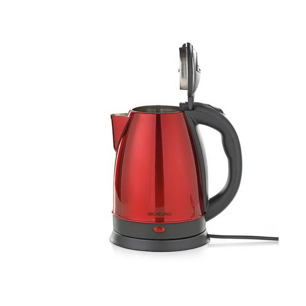 Michelino michelino waterkoker 1.8l 1800w rood zwart