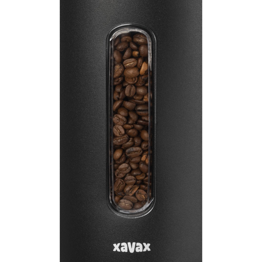 Xavax koffieblik voor 1,3 kg bonen of 1,5 kg poeder, luchtdicht, aromadicht, zw