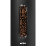 Xavax koffieblik voor 1,3 kg bonen of 1,5 kg poeder, luchtdicht, aromadicht, zw