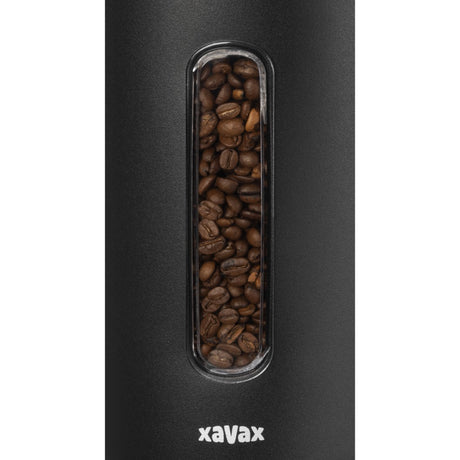 Xavax koffieblik voor 1,3 kg bonen of 1,5 kg poeder, luchtdicht, aromadicht, zw