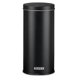 Xavax koffiepad-blik voor bewaren van 20 senseo-pads etc. metaal zwart