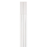 Hama kabelgoot zelfklevend halfrond 100x1.1x1 cm 4 stuks pvc wit