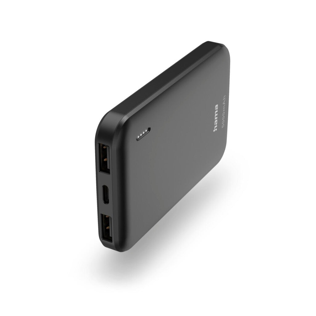 Hama power pack pocket 5 5000mah uitgangen: 2x usb-a antraciet