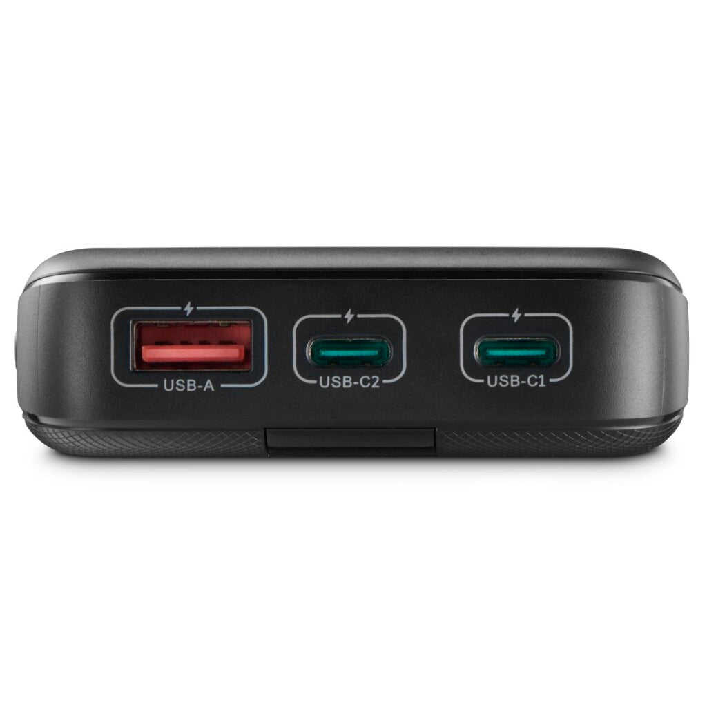 Hama power pack pd 10 10000mah 3 uitgangen: 2x usb-c 1x usb-a antraciet