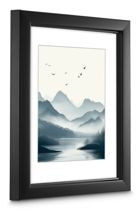 Hama kunststof lijst chill zwart 15 x 20 cm