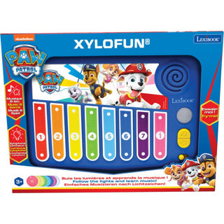 Lexibook xylo-fun paw patrol electronic xylophone met learning music method met verlichting