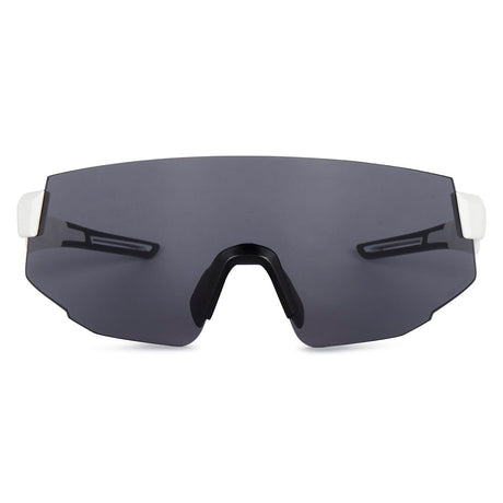 Vigor fietsbril wit smoke lens