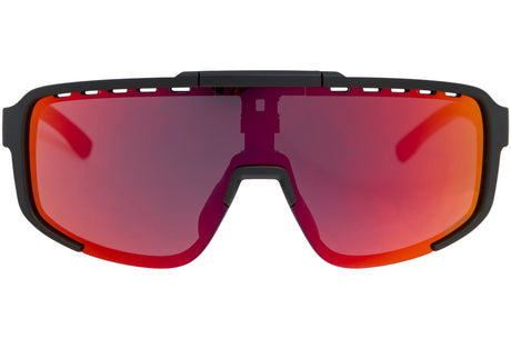 Bold 2.0 fietsbril zwart rood lens