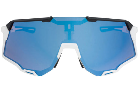 Dynamisch fietsbril zwart blauw lens