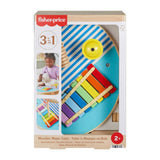 Fisher-price houten muziektafel - met instrumenten - 3 delig