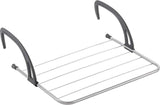 Metaltex tomado - droogrek favonio voor radiator, deur, balustrade of balkon - 3 meter drooglengte - zilvergrijs