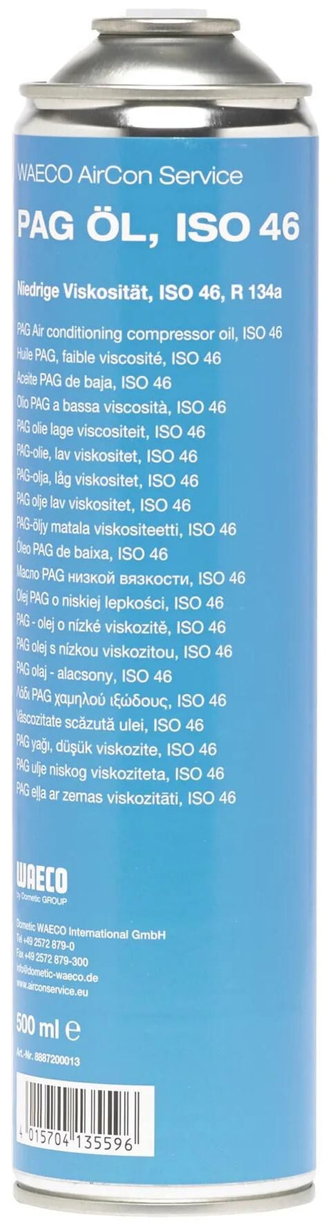 Waeco klimakompressoröl pag 46 air conditioning compress f.r134a, 500ml