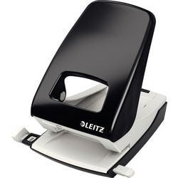 Leitz bureau perforator - perforeert tot 40 vel - voor mappen en ringbanden - zwart