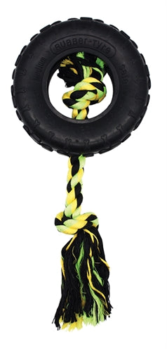 Happy pet Grrrelli tyre tugger zwart groen