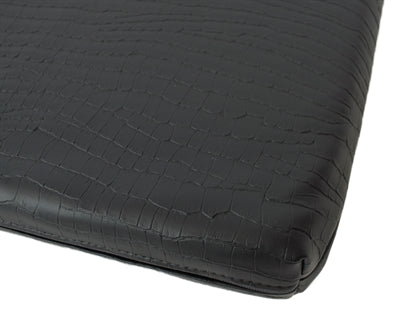 Bia Matras ligbed croco zwart