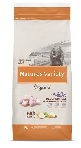 Natures variety Original adult medium maxi turkey no grain