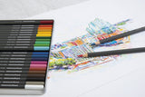 Eberhard faber ef-516124 kleurpotloden metaaletui a 24 stuks