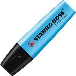 Abi tekstmarker stlo boss original ultra 2-5mm blauw schuin