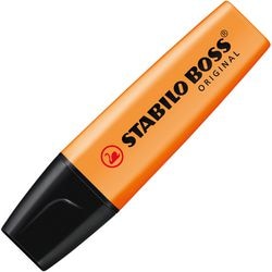Abi tekstmarker stlo boss orignal oranje 2-5 mm schuine punt