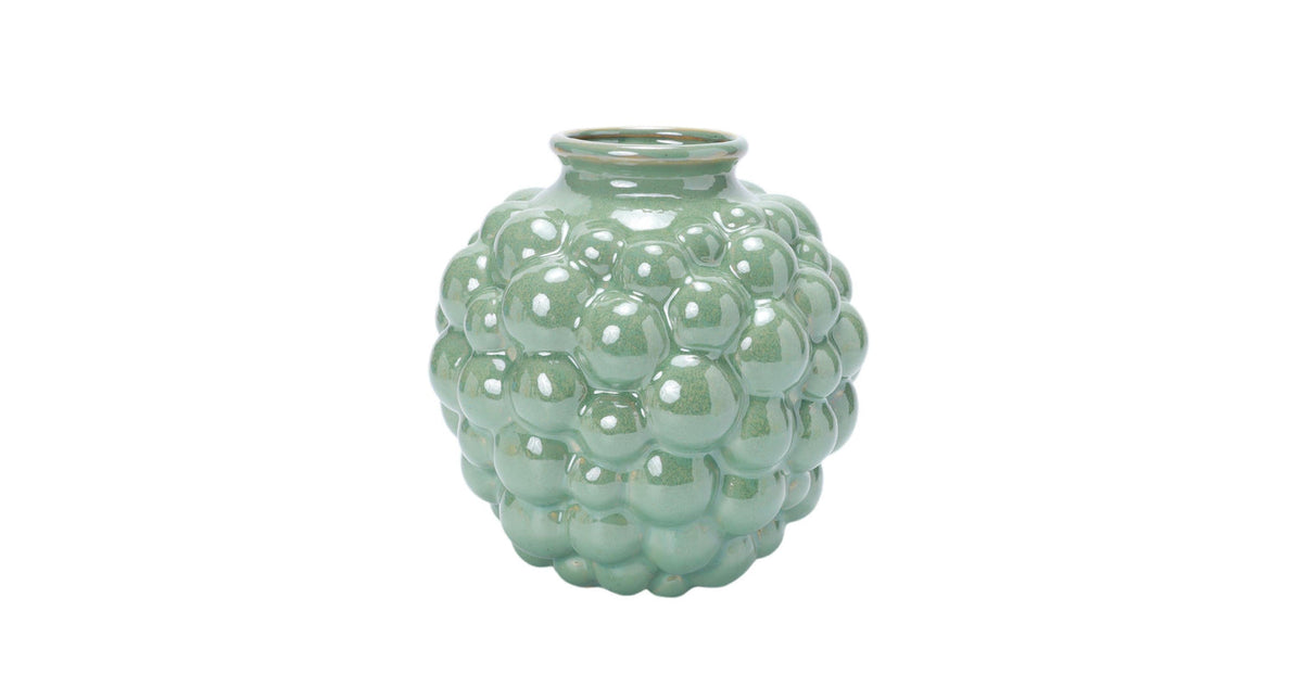 Vase puerto cortés d30 h31cm turquoise
