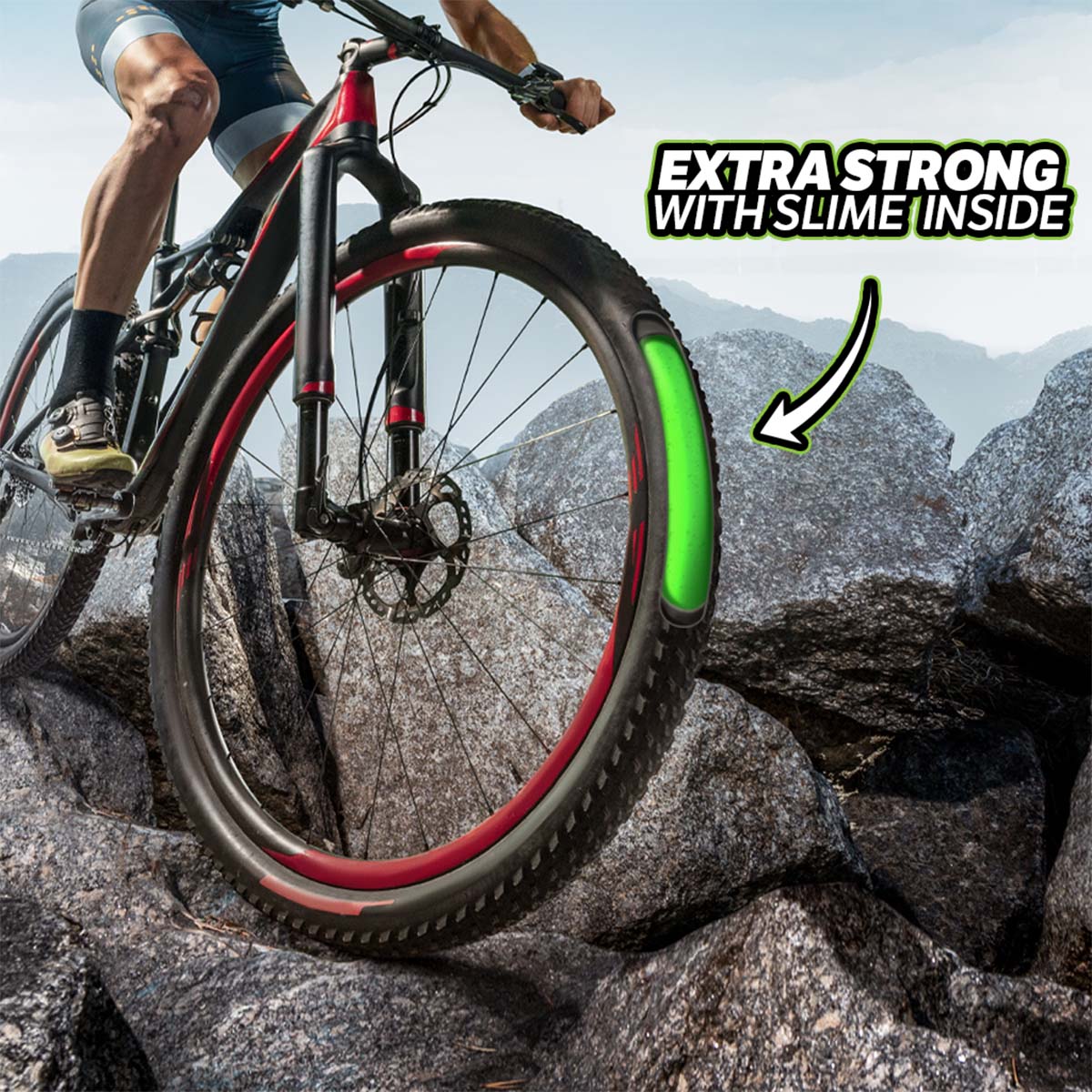 Slime zelfdichtende anti-lek binnenband 27.5 inch av
