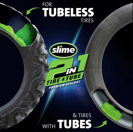 Slime 2-in-1 banden binnenbanden anti-lek middel 3.78 ltr