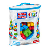 Mega bloks grote bouwtas - 60 blokken - classic bouwstenen voor 1+ jaar