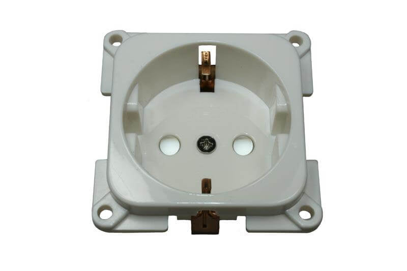 C-line wandcontactdoos camper en caravan 230 volt wit