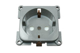C-line wandcontactdoos camper en caravan 230 volt grijs