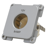 C-line 12 volt stopcontact camper en caravan zilver