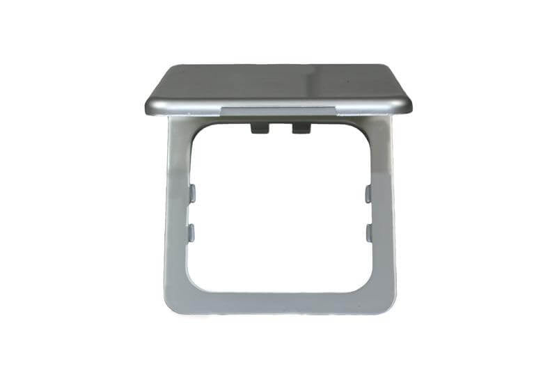Opal klapdeksel zilver - verpakt