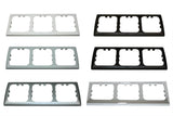 Opal afdekraam 3 voudig zilver