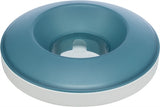 Trixie slowfeeding rocking bowl kunststof tpr grijs blauw