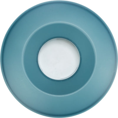 Trixie slowfeeding rocking bowl kunststof tpr grijs blauw