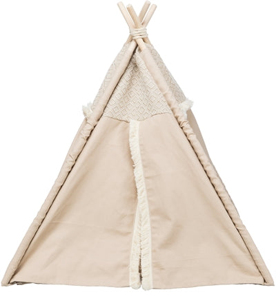 Trixie Kattenmand tipi boho beige