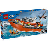 Lego city exploration 60504 kustwacht reddingsboot met helikopter