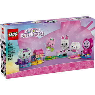 Lego gabby's poppenhuis gabby's bouwbare kattenvriendjes - kat speelgoed voor kinderen - 11215