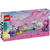 Lego gabby's poppenhuis gabby's bouwbare kattenvriendjes - kat speelgoed voor kinderen - 11215