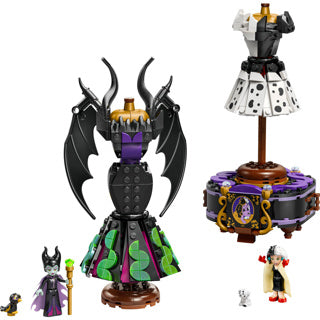 Lego ® disney villains - de jurken van maleficent en cruella de vil - 43262