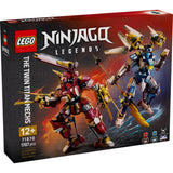 Lego ninjago de twee torenhoge mecha bouwpakket voor kinderen met actiefiguren 71870