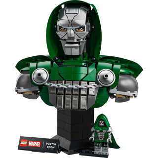 Lego marvel 76345 super heroes doctor doom buste