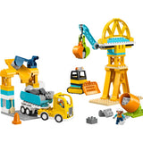 Lego duplo town 10476 3in1 bouwplaats en voertuigen