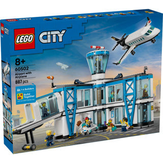 Lego my city 60502 luchthaven met vliegtuig