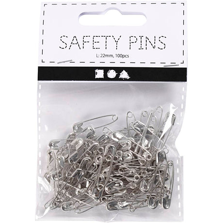 Creativ company https: www.cchobby.nl veiligheidsspelden-l-22-mm-dikte-0-6-mm-zilver-100-stuk-1-doos