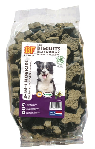 Bf petfood 3 in 1 hondenkoekjes blaf relax